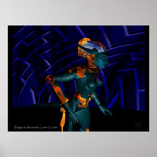 NEMES / HYPER ANDROID, Science Fiction Poster (Voorkant)