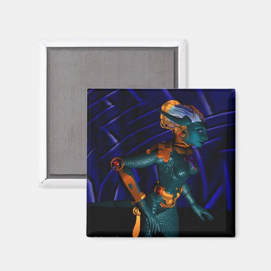 NEMES/HYPER ANDROID, science fition Magneet (Voorkant / Achterkant)
