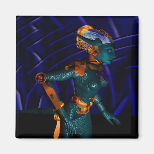 NEMES/HYPER ANDROID, science fition Magneet (Voorkant)