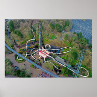 Nemesis Drone | Resort Alton Towers Poster