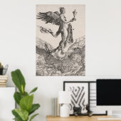 Nemesis, gegraveerd door Albrecht Durer Poster (Thuiskantoor)