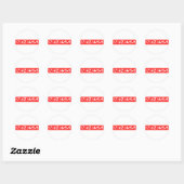Nemesis Stempel Ronde Sticker (Vel)