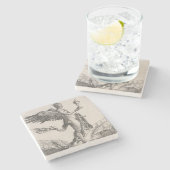 Nemesis van Albrecht Durer Stenen Onderzetter (Zijkant)