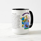 Nemeth Family Coat of Arms Mok (Voorkant rechts)