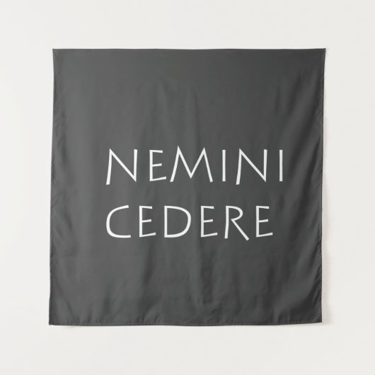 Nemini cedere wandkleed (Voorkant)