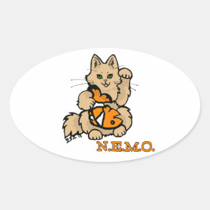 NEMO Car Stickler Ovale Sticker
