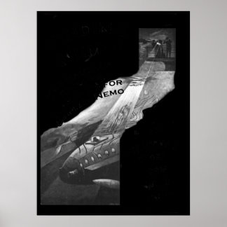 Nemo Jules Vernes New Steampunk Book vinden Poster