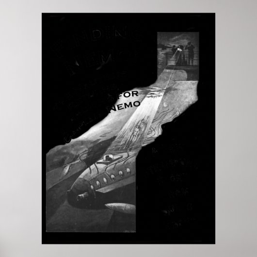 Nemo Jules Vernes New Steampunk Book vinden Poster (Voorkant)