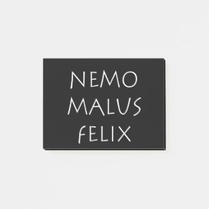 Nemo malus felix post-it® notes