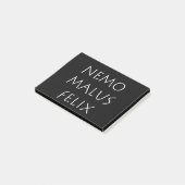 Nemo malus felix post-it® notes (Schuin)