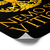 Nemo sine vitio est spar seneca citaat stoic poster (Hoek)