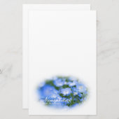 NEMOPHILA（Baby Blue Eyes） Briefpapier (Voorkant / Achterkant)