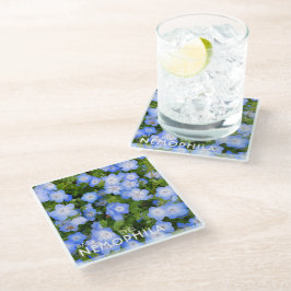 NEMOPHILA（Baby Blue Eyes） Glazen Onderzetter