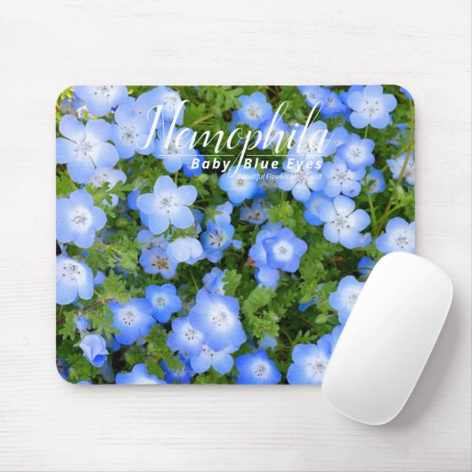 NEMOPHILA(Baby Blue Eyes) Muismat (Met muis)