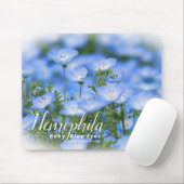 NEMOPHILA（Baby Blue Eyes） Muismat (Met muis)