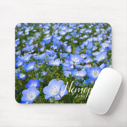 NEMOPHILA(Baby Blue Eyes) Muismat (Met muis)