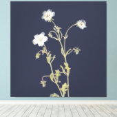 Nemophila Bloemen Canvas Afdruk (Insitu (Houten vloer))
