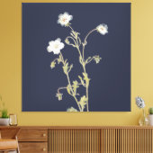 Nemophila Bloemen Canvas Afdruk (Insitu (Woonkamer))