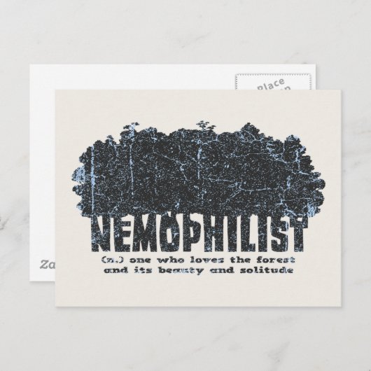 Nemophilist Briefkaart (Voorkant / Achterkant)