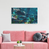 Nemo's tuin canvas afdruk (Insitu (Woonkamer))