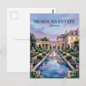Nemours Estate Gardens VS Briefkaart (Voorkant / Achterkant)
