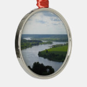 Nemunas, rivier de Vilkija, LITOUWEN — Metalen Ornament (Rechts)