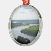 Nemunas, rivier de Vilkija, LITOUWEN — Metalen Ornament (Links)