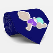 Nenatologist Mannen Stropdas met Baby design (Opgerold)