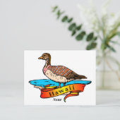 NeNe Bird Briefkaart (Staand voorkant)