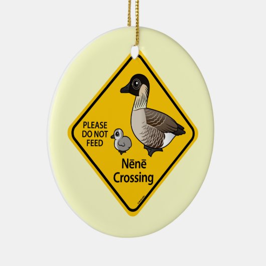 Nene Crossing Keramisch Ornament (Rechts)