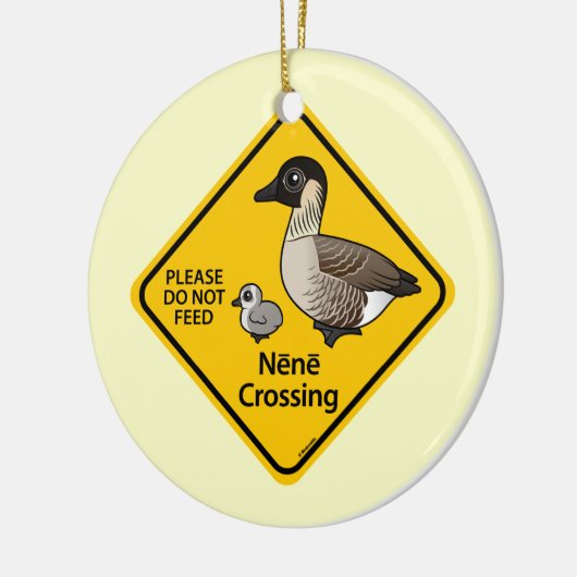 Nene Crossing Keramisch Ornament (Links)