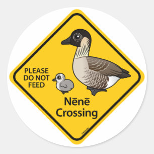 Nene Crossing Ronde Sticker