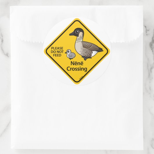 Nene Crossing Ronde Sticker (Tas)