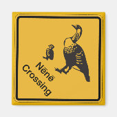 Nene Crossing, Traffic Warning Sign, Hawaii, Veren Magneet (Voorkant)