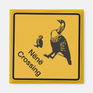 Nene Crossing, Traffic Warning Sign, Hawaii, Veren Magneet