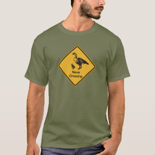 Nene Crossing, Traffic Warning Sign, Hawaii, Veren T-shirt