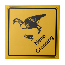 Nene Crossing, Traffic Warning Sign, Hawaii, Veren Tegeltje