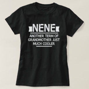 Nene Definition Funny Grandma Moederdag Gift T-shirt