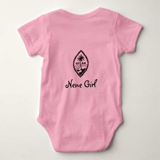 Nene Girl: I LOVE GUAM Romper (Achterkant)