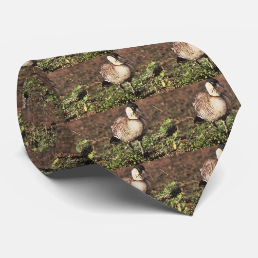 Nene Goose (Hawaiiaanse gans) Stropdas (Opgerold)