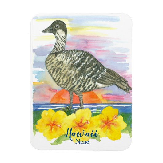 Nene Hawaiian Goose State Bird of Hawaii Magneet (Verticaal)