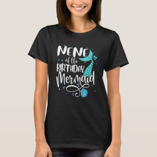 Nene Van De Verjaardags Zeemeermin Familie Matchin T-shirt