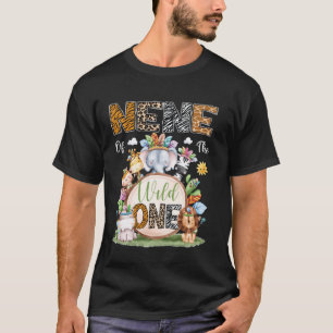 Nene Van De Wilde Eén Safari Stam Dier 1e Geboorte T-shirt