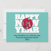 Nengajo Japan Christelijk HAPPY NIEUW JAAR Feestdagenkaart (Voorkant)