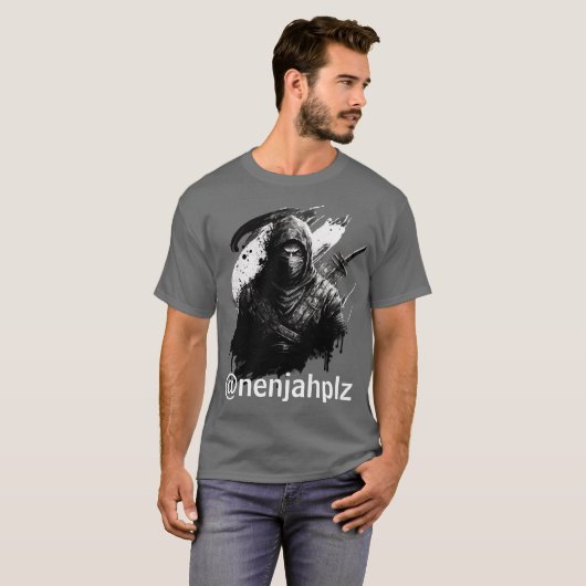 @nenjahplz Dark T-Shirt (Voorkant volledig)