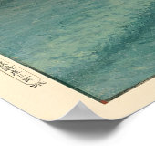 Nenokuchi Lake van Kawase Hasui Poster (Hoek)