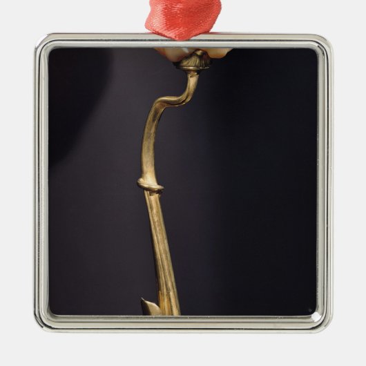Nenuphar-lamp, c.1902 metalen ornament (Voorkant)