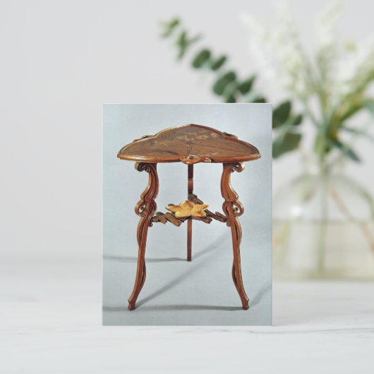 Nenuphar side table, c.1900 briefkaart (Staand voorkant)