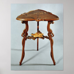 Nenuphar side table, c.1900 poster