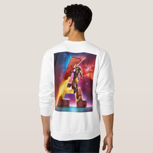 Neo-A De futuristische ijzeren visie Trui (Achterkant volledig)